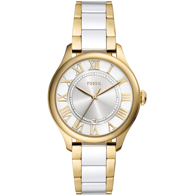 Fossil Gilmore Date Bicolore Ceramiqué - CE1131