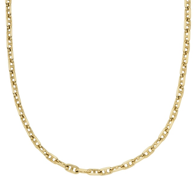 Fossil Necklace Heritage D-Link Brass - JA7209710