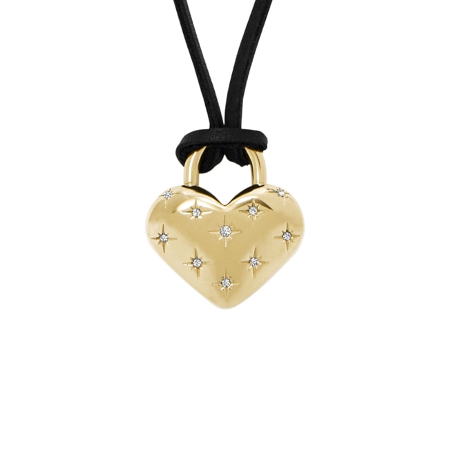 Fossil Halskette Sadie All My Love Anhänger Heart Goldig - JF04830710