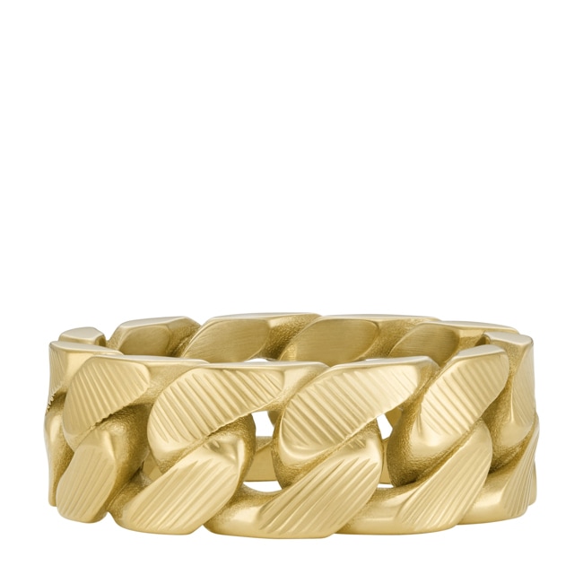 Fossil Harlow Ring Linear Texture Chain - JF04699710