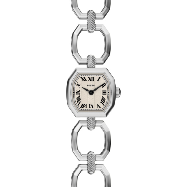 Fossil Harlow Argenté / Beige 20mm - ES5485