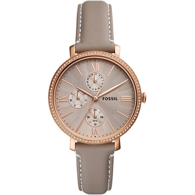 Fossil Jacqueline Day-Date Rose / Grey - ES5097