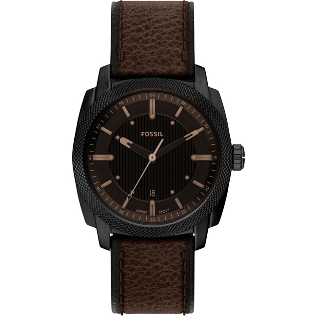 Fossil Machine Date Black / Brown 41mm  - FS6187