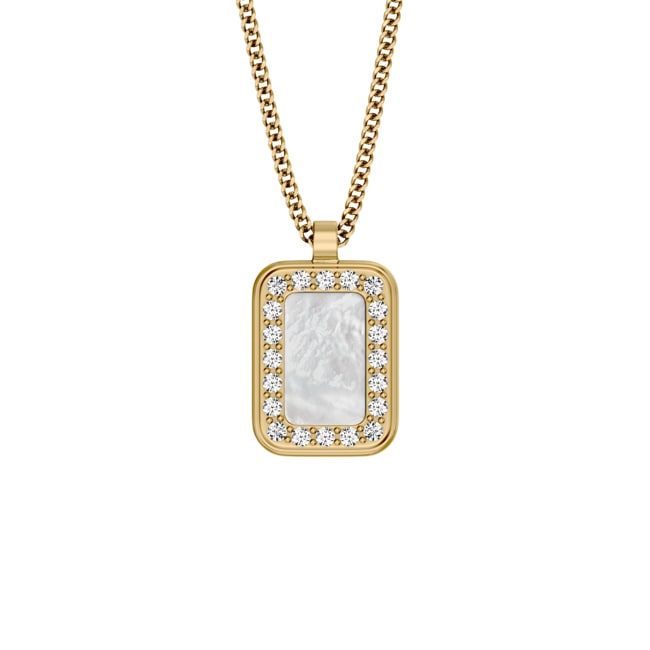 Fossil Raquel Necklace Glitz Mother Of Pearl - JF04997710