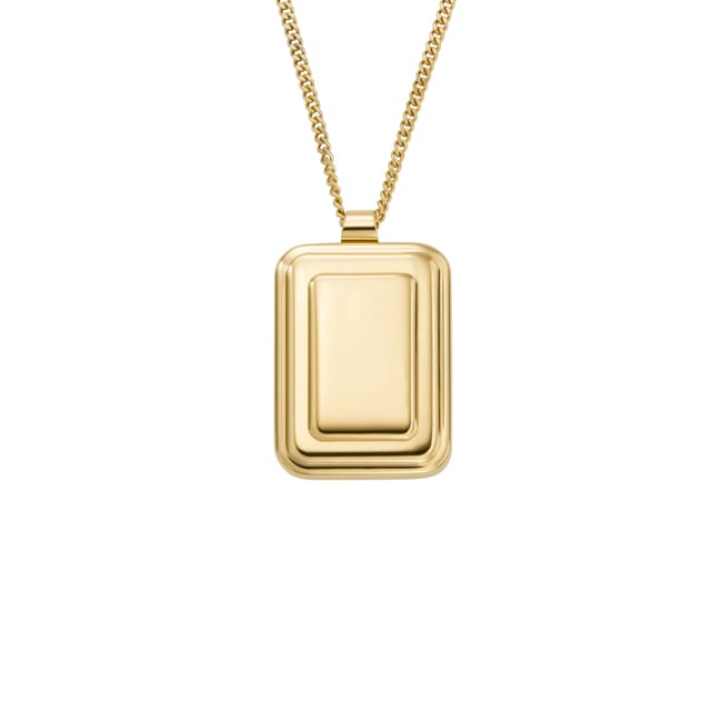 Fossil Raquel Collier Pendentif Doré - JF04951710