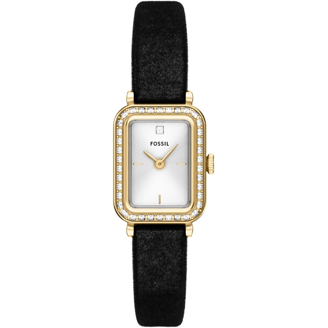 Fossil Raquel Noir / Doré & Argent 18mm - ES5437