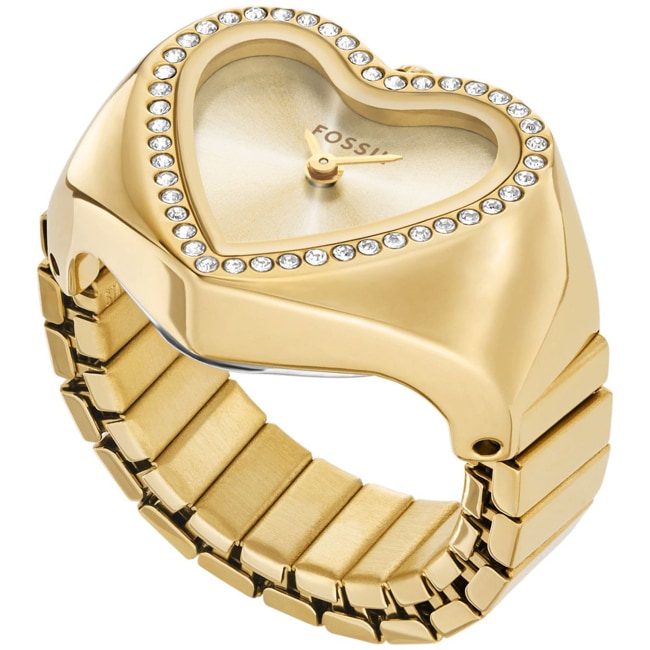 Fossil Montre Bague Cœur Doré - ES5407