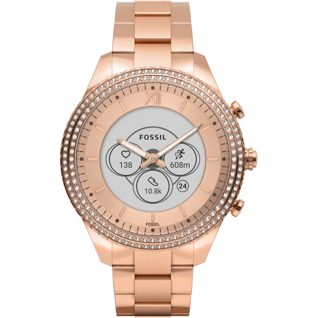 Fossil Stella Hybrid Smartwatch HR Rosé Fossil Stella Hybrid Smartwatch HR Rosé - FTW7063