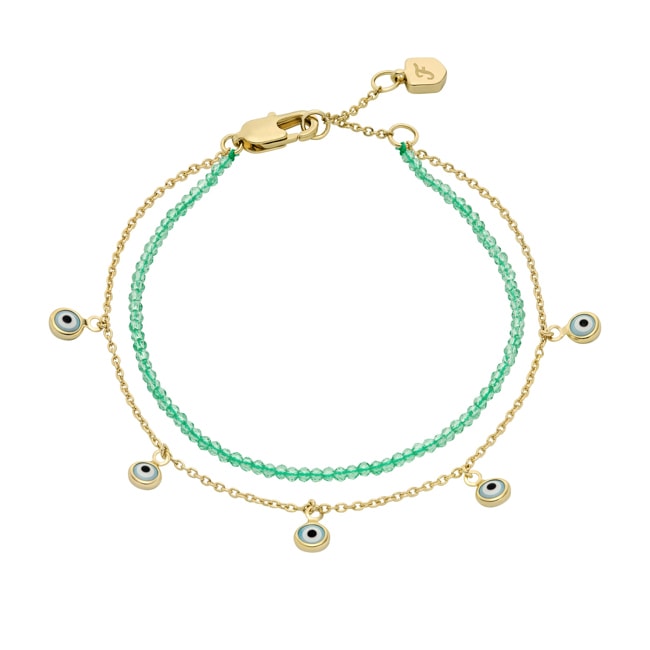 Fossil Sutton Bracelet Evil Eye Gold - JA7284710