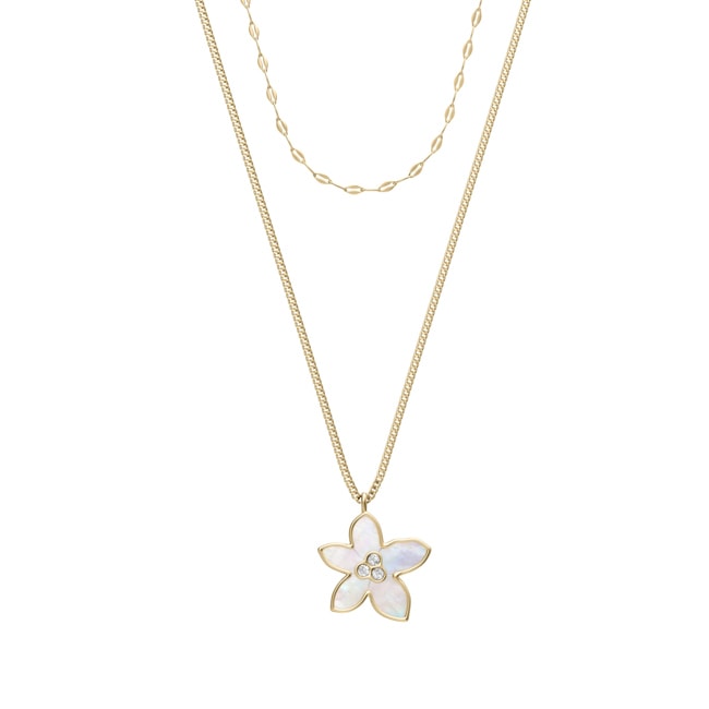 Fossil Sutton Collier multirang The Flower Collection en nacre - JF04969710