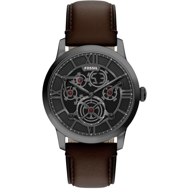 Fossil Townsman Big Tic Grau / Braun - FS6191