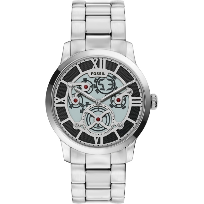Fossil Townsman Big Tic Silbrig - FS6192