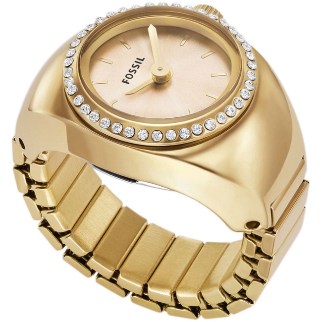Fossil Watch Ring Gold Glitz - ES5319