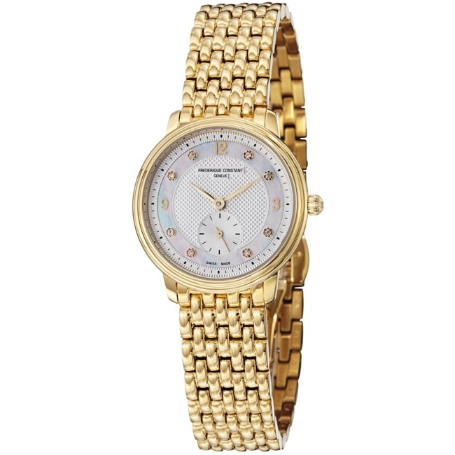 Frederique Constant Classics Slimline Ladies Midsize Diamonds - FC-235MPWD1S5B