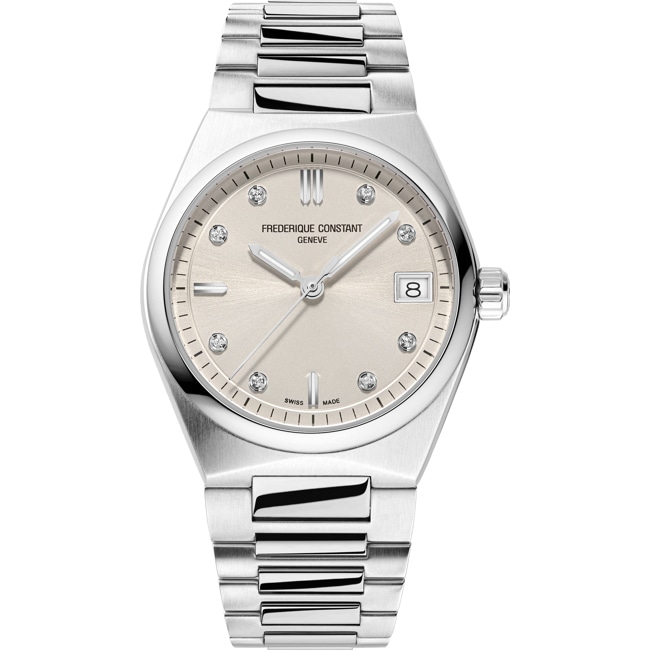 Frederique Constant Highlife Quartz Ladies Diamonds Grey - FC-240BGD2NH6B