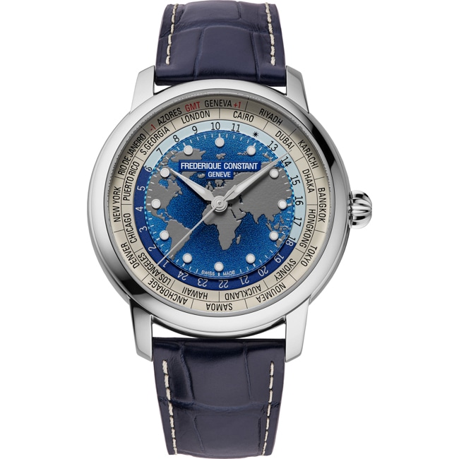 Frederique Constant Manufacture Classic Worldtimer - FC-719BLW3H6