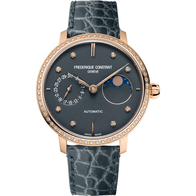 Frederique Constant Manufacture Slimline Moonphase Automatic - FC-702DND3SD4