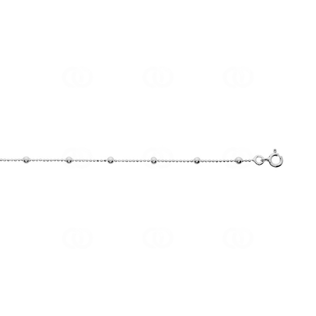 Chaîne de Cheville fantaisie Argent 925 rhodié 26cm - 303627