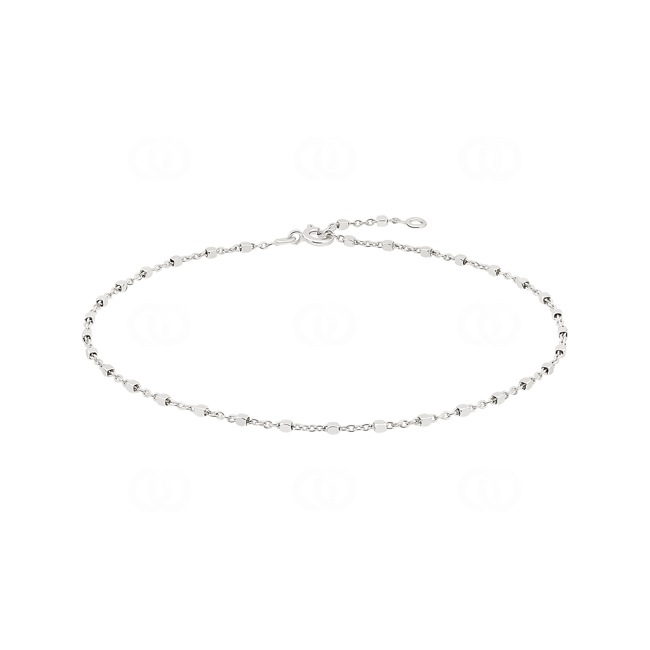 Chaîne de Cheville fantaisie Argent 925 rhodié 26cm - 333249