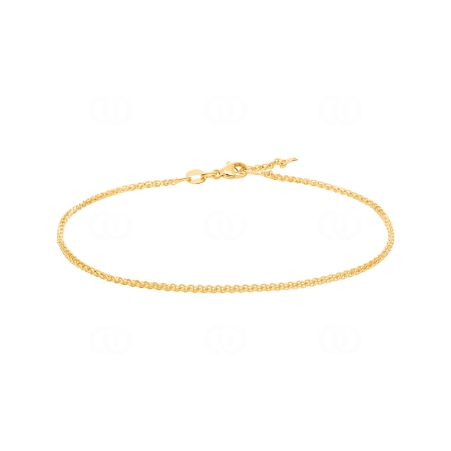 Spiga Anklet 750/18 K Yellow Gold 1.6mm - 24cm - BZO100224