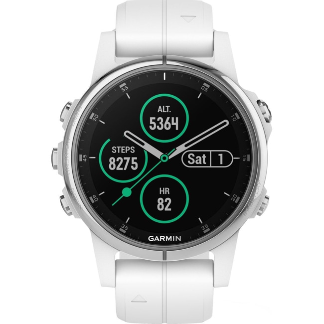 Garmin Fenix 5S Plus Saphir GPS-Multisport Smartwatch HR - 010-01987-01