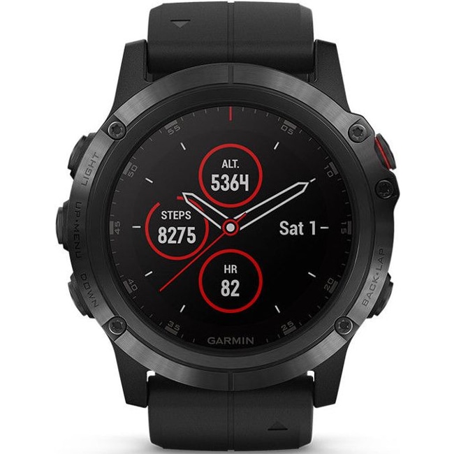 Garmin Fenix 5X Plus GPS-Multisport Smartwatch HR - 010-01989-01