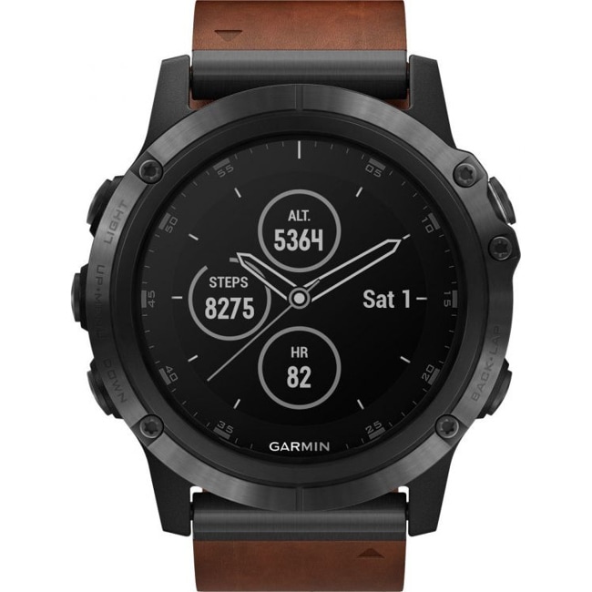 Garmin Fenix 5X Plus Sapphire GPS-Multisport Smartwatch HR - 010-01989-03