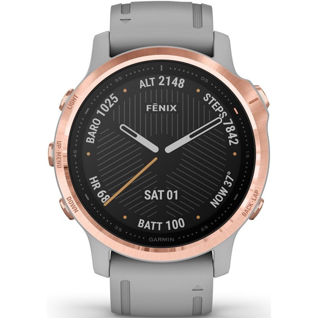Garmin Fenix 6S Pro Sapphire Grey/Rose - 010-02159-21