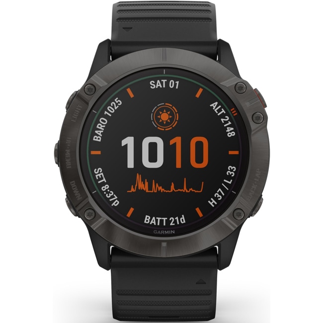 Garmin Fenix 6X Pro Solar Black/Shale Grey - 010-02157-21