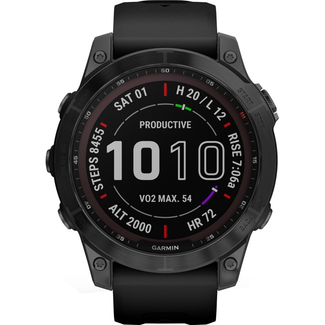 Garmin Fenix 7 Sapphire Solar Noir - 010-02540-35