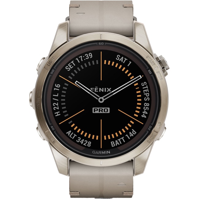 Garmin Fenix 7S Pro Sapphire Solar Beige Nylon - 010-02776-30