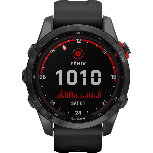 Garmin Fenix 7S Solar Noir - 010-02539-13