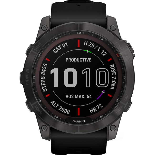 Garmin Fenix 7X Sapphire Solar Shale Grey / Black - 010-02541-11