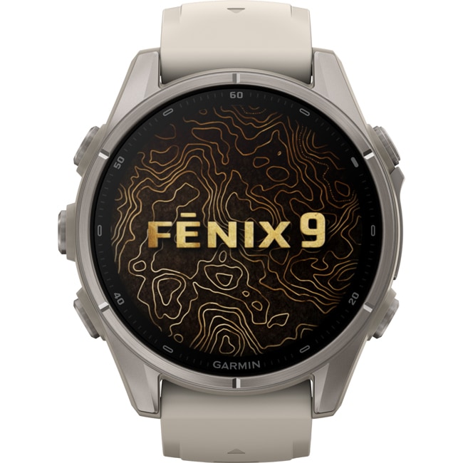 Garmin Fenix 9 - 43mm Gris cendré / Titane - 010-04761-01