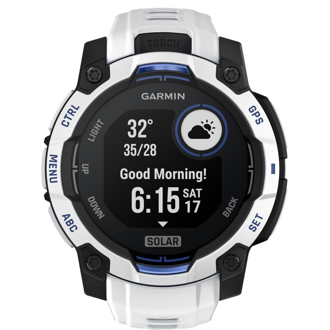 Garmin Instinct 3 – 45mm SOLAR Whitestone - 010-02934-03