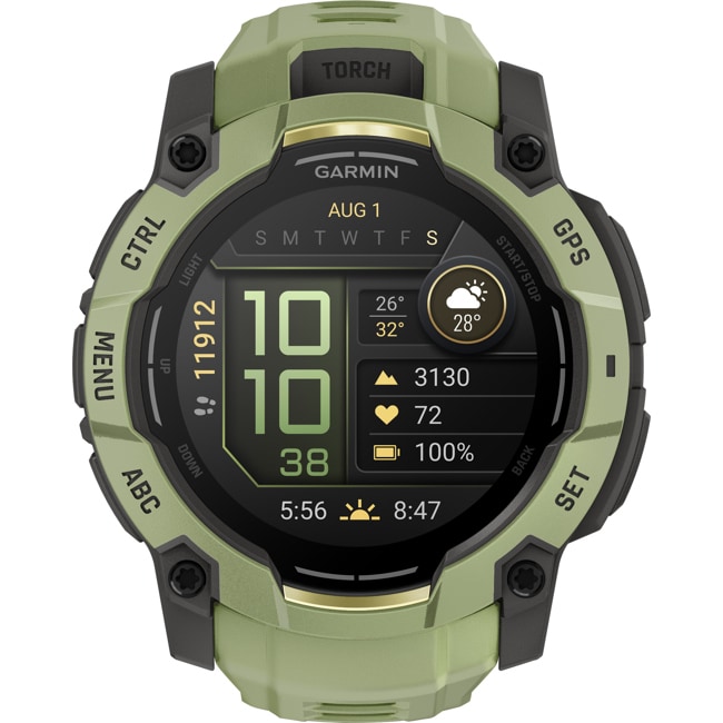 Garmin Instinct 3 – 50mm AMOLED Farngrün - 010-03020-02