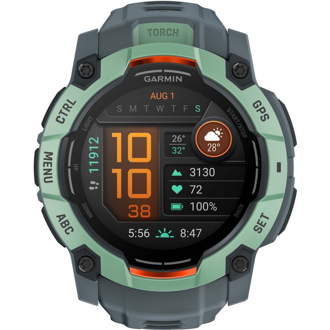 Garmin Instinct 3 – 50mm AMOLED Twilight / Neo Tropic - 010-03020-01