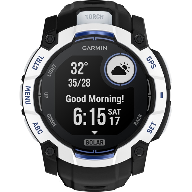 Garmin Instinct 3 – 50mm SOLAR Black / Whitestone - 010-02935-03