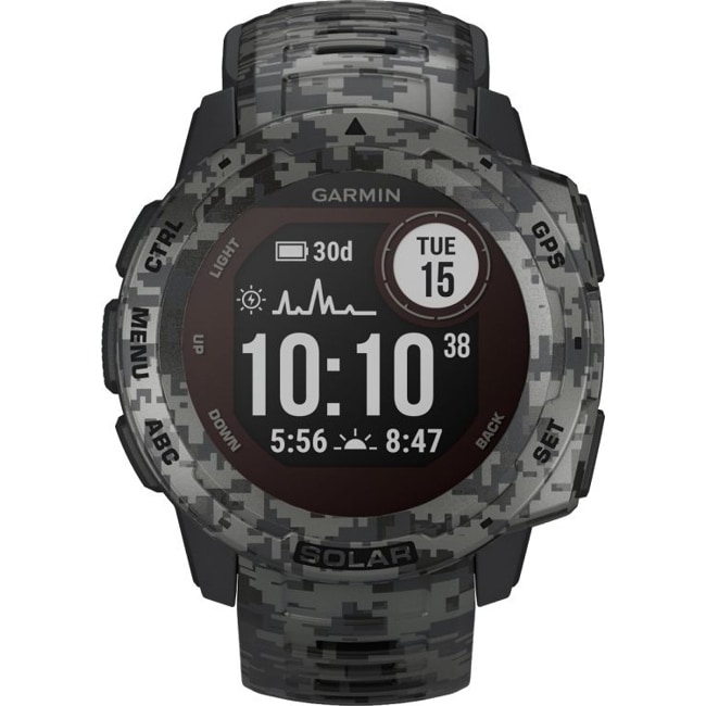 Garmin Instinct Solar Camo Shale Grey - 010-02293-05