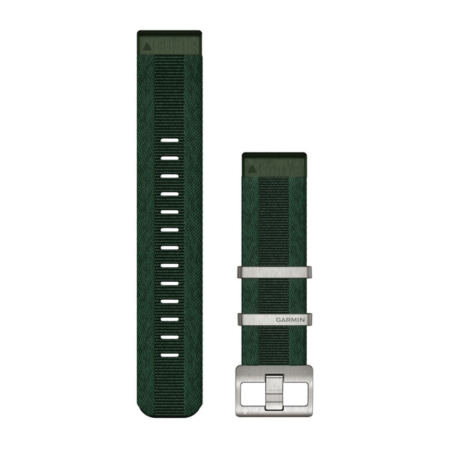 Garmin MARQ 3 QuickFit Pine Green Jacquard Nylon Strap 22mm - 010-14554-06