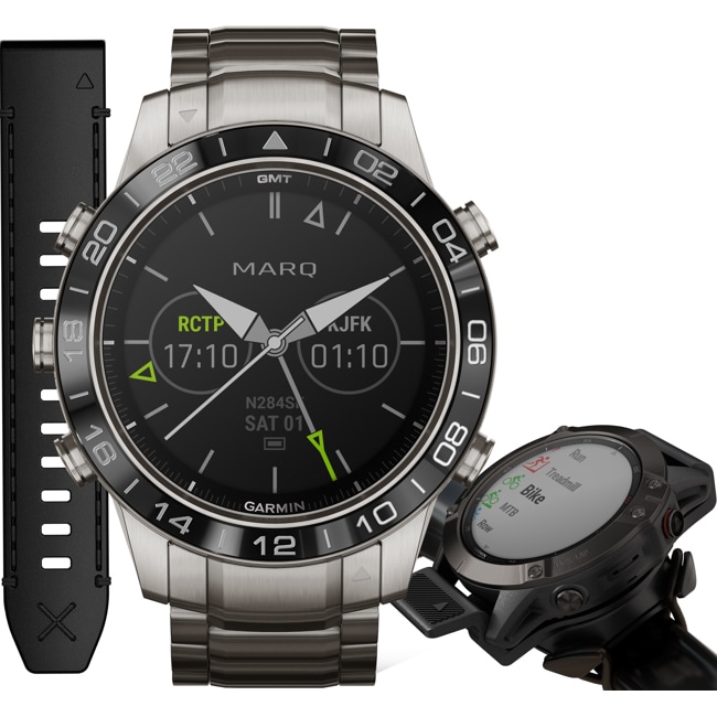 Garmin Marq Aviator GPS Tool Watch HR Promo Bundle - 010-02006-04