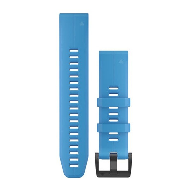 Garmin QuickFit Cyan blue silicone strap 22mm - 010-12740-03