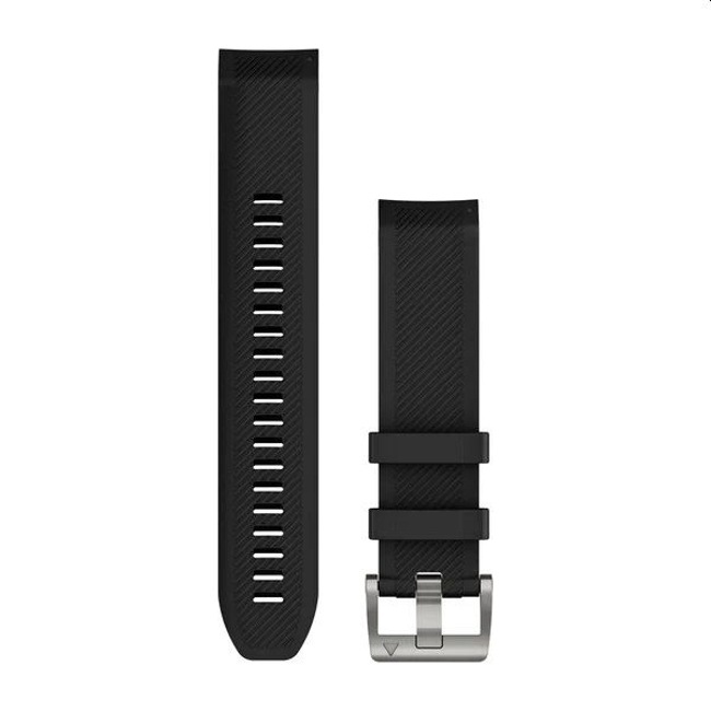 Garmin QuickFit Black silicone strap 22mm - 010-12738-05