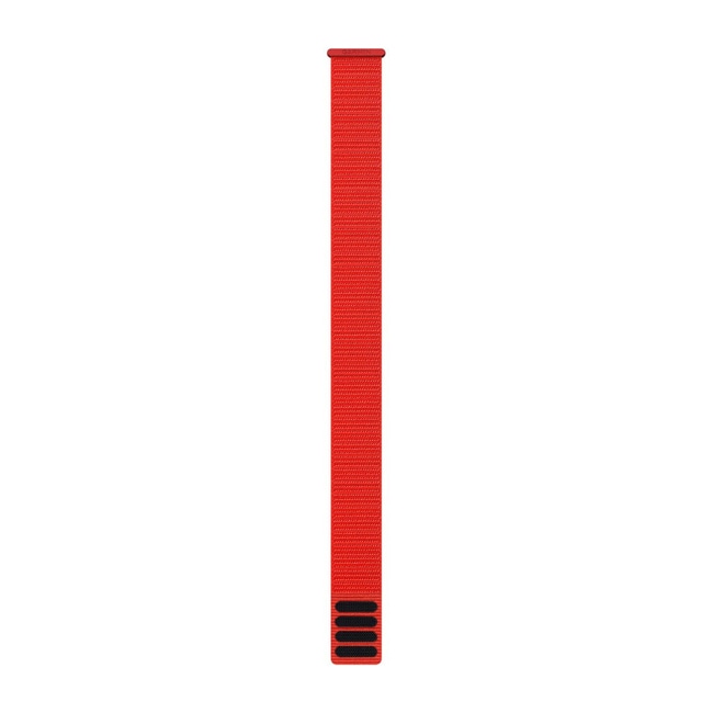 Garmin UltraFit Bracelet en Nylon Rouge feu 26mm Garmin UltraFit Bracelet en Nylon Rouge feu 26mm - 010-13306-22