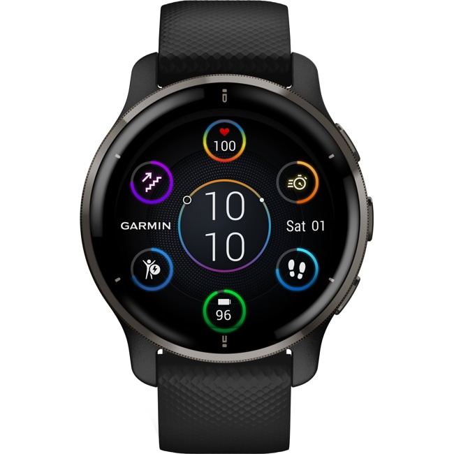 Garmin Venu 2 Plus Smartwatch Black / Shale Grey - 010-02496-11