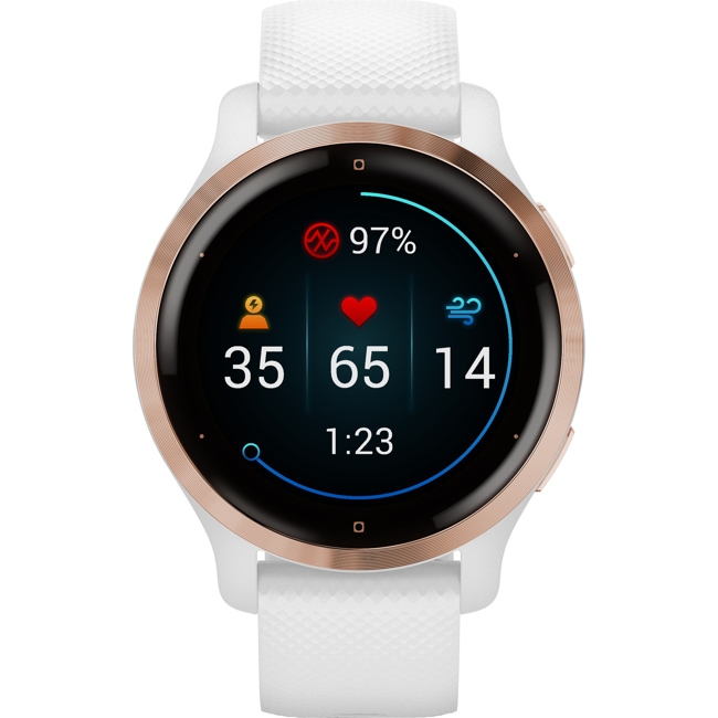 Garmin Venu 2S Smartwatch White / Rose - 010-02429-13