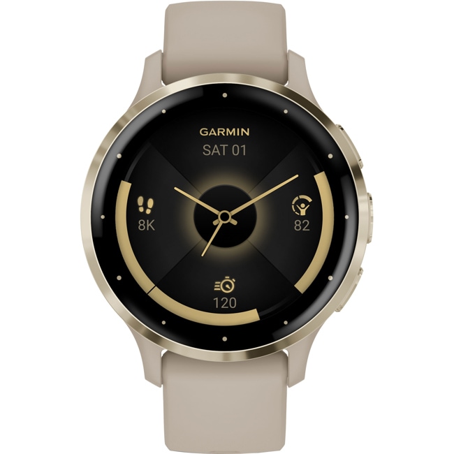 Garmin Venu 3S Smartwatch French Gray / Softgold - 010-02785-02
