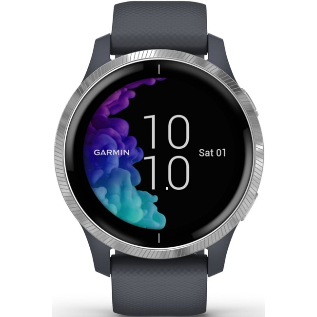 Garmin Venu Smartwatch HR Granite blue / Silver - 010-02173-02