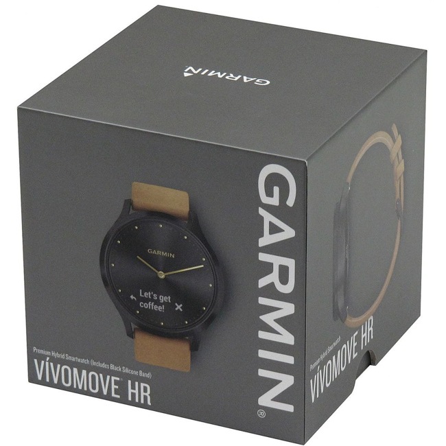 garmin vivomove hr premium hybrid smartwatch