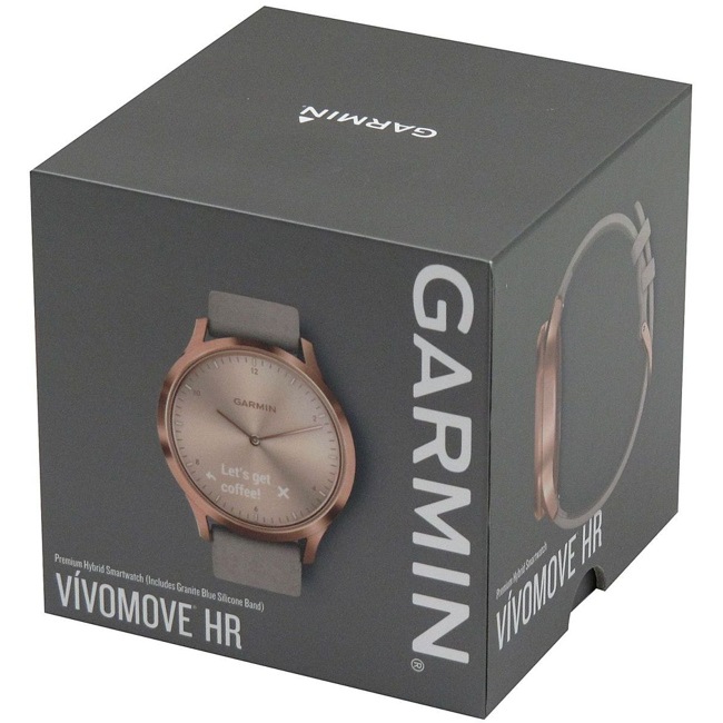 garmin vivomove hr premium hybrid smartwatch